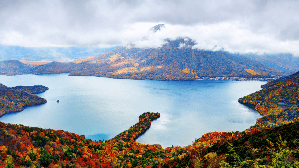 Nikko Lake autumn 01