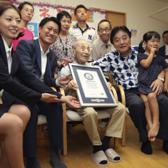 Xác lập kỷ lục sống lâu nhất hành tinh tại Nhật Bản